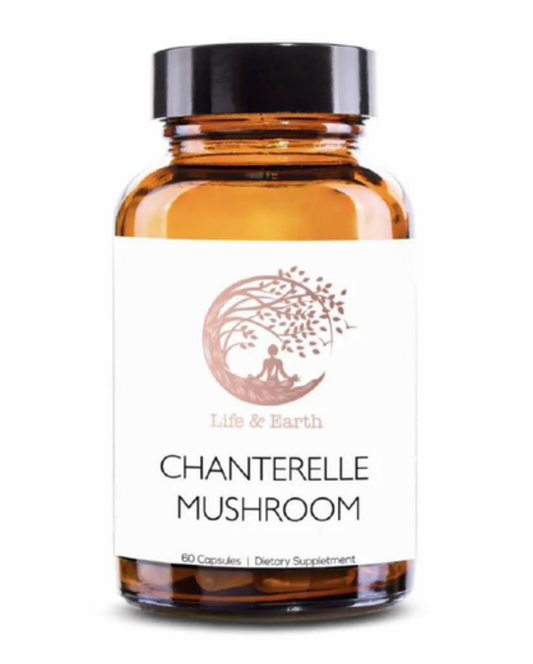 Chanterelle Mushroom Capsules – 60 Capsules, 700 mg | Natural Immune Support & Wellness