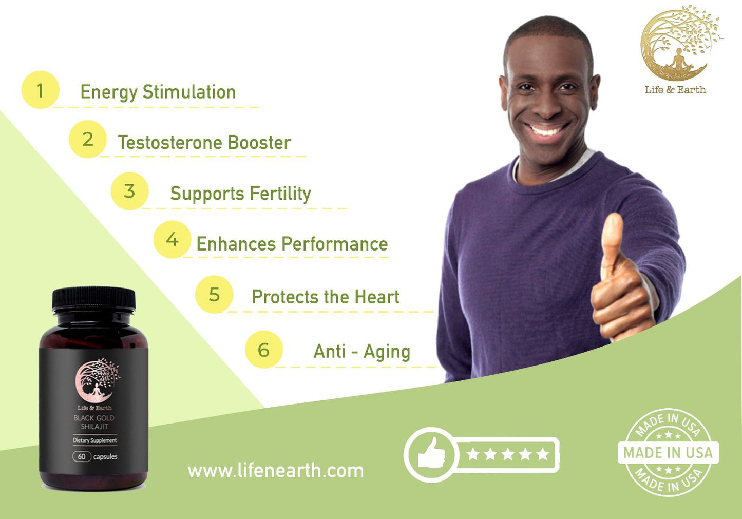 Organic Altai Shilajit 60 capsules